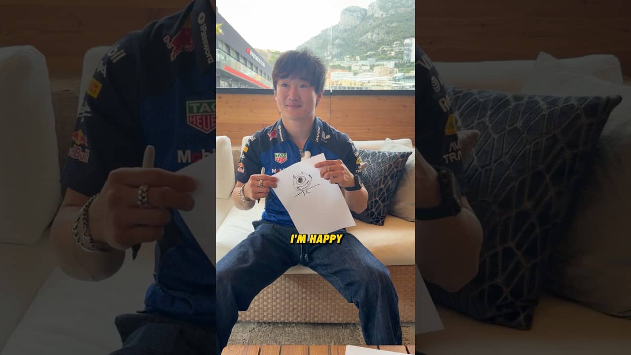 Does the suspect wink or blink? 👀🎨 #F1 #MonacoGP