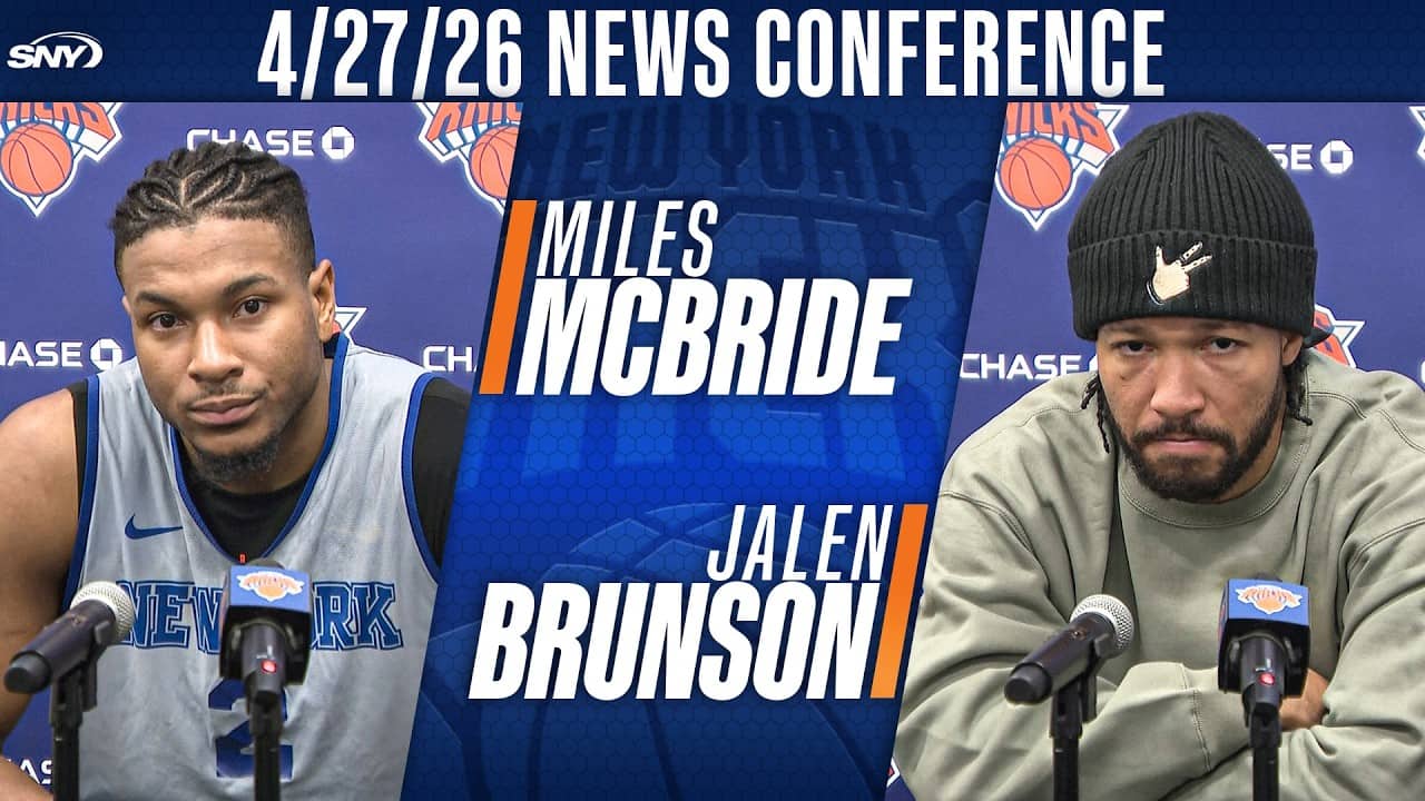Jalen Brunson and Miles McBride preview Game 5 for Knicks and Hawks