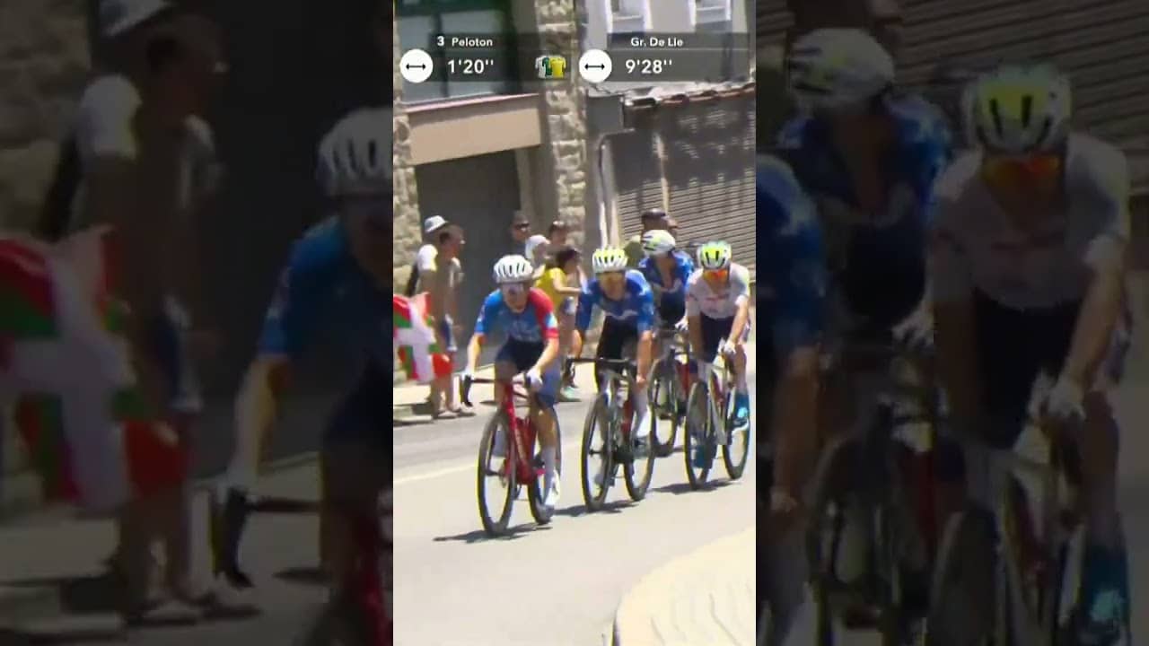 After 90 minutes, a breakaway finally establishes - containing Made Pedersen and Egan Bernal 💪