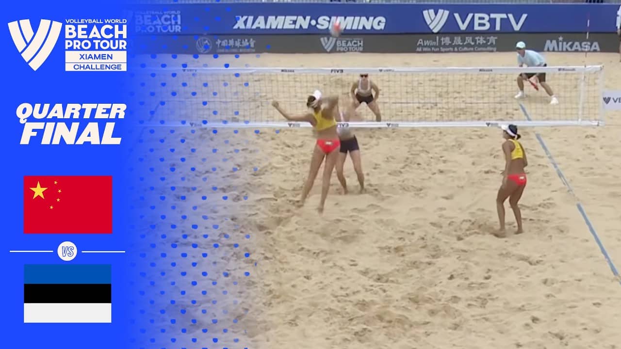 Yan X./X. Y. Xia vs. Remmelg/Hollas, H. - Quarter Final Highlights | Xiamen 2026 #BeachProTour