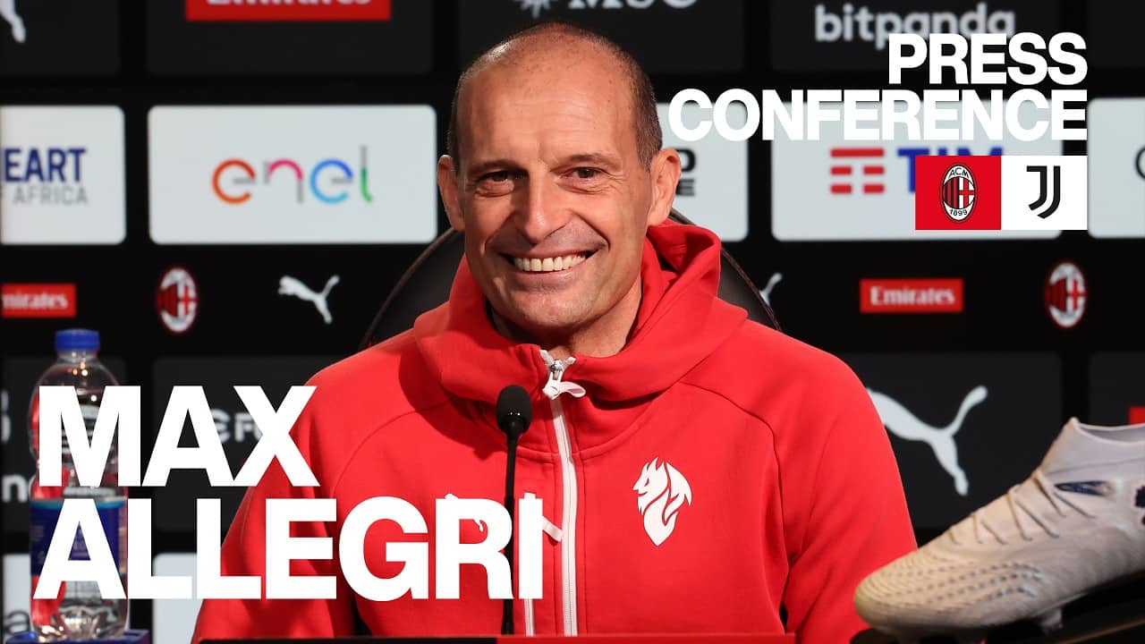 Conferenza Stampa | Allegri su #MilanJuve: "Partita bella, da vincere"