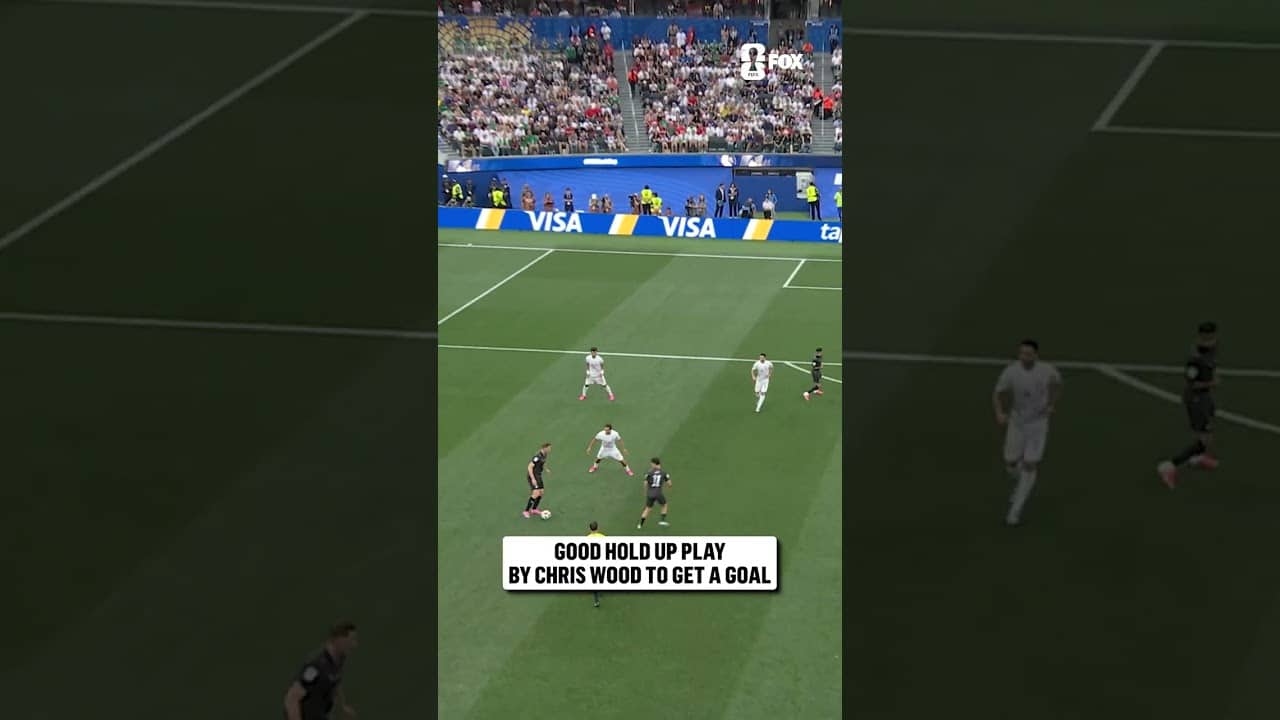 Chris Wood sets up Elijah Just for the New Zealand goal
