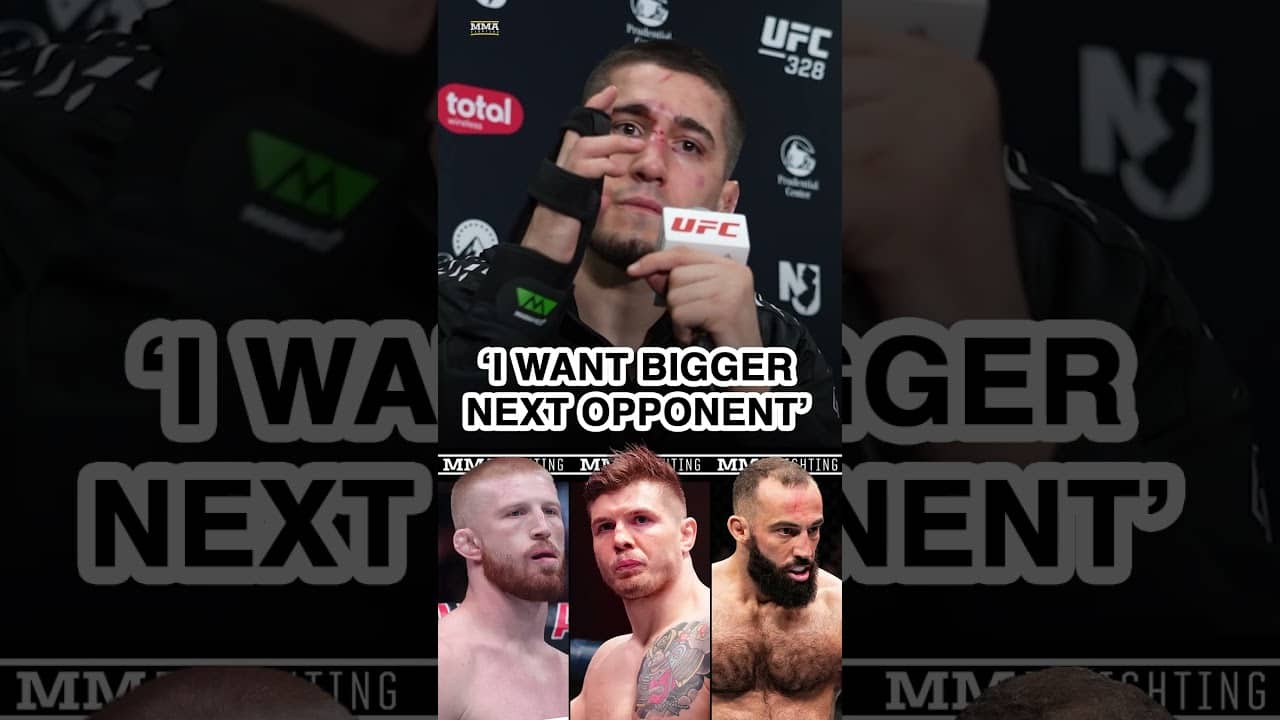 Baisangur Susurkaev spoke with UFC About Bo Nickal, Marvin Vettori, or Roman Dolidze at #UFC328