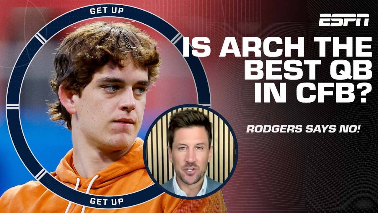 PUMP THE BRAKES 👀 Jordan Rodgers says Arch Manning isn't the best QB in CFB 😮 | Get Up