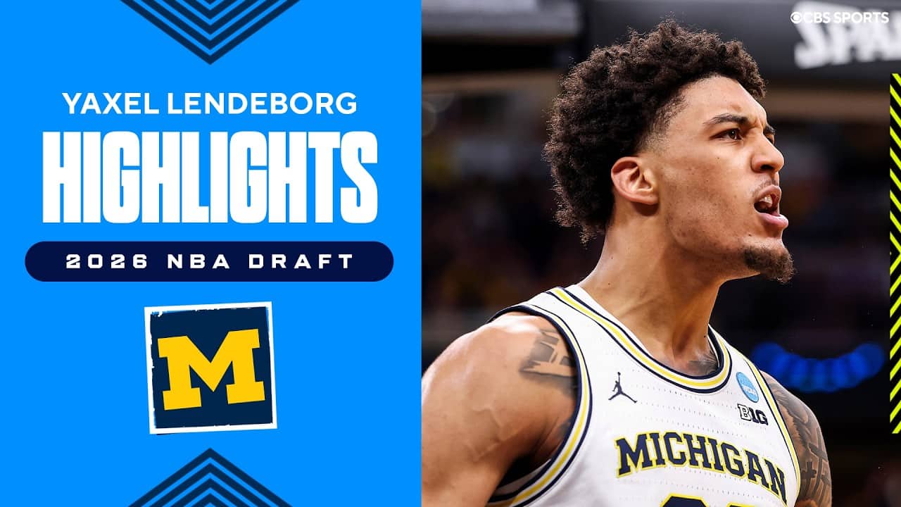 Yaxel Lendeborg Michigan Highlights | Drafted No. 11 overall to the Warriors