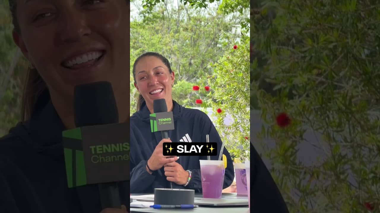 Slay allllll day 💅 #tennis #jessicapegula #tennisplayer