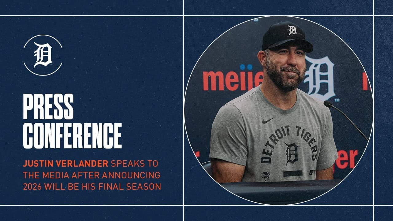 Justin Verlander Speaks to the Media After Announcing 2026 Will Be His Final Season | 7/8/26