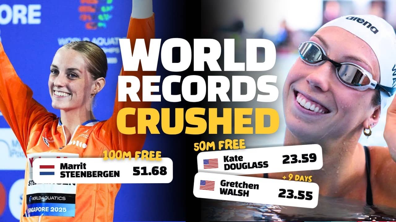 WORLD RECORD FRENZY! Kate Douglass, Gretchen Walsh & Marrit Steenbergen Stun the Swimming World