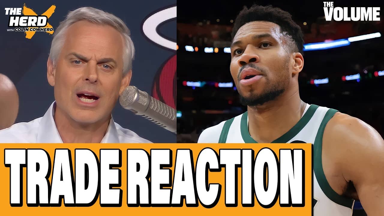 TRADE REACTION: Giannis Antetokounmpo traded from Bucks to Miami Heat | Colin Cowherd: THE HERD NBA