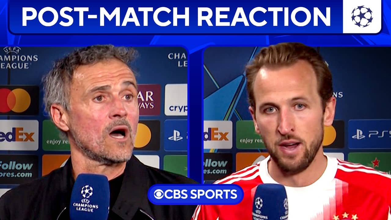 "CRAZY GAME" Kane on Bayern loss to PSG in UCL CLASSIC