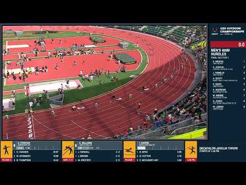 Keenen Davis Breaks 400m Hurdles High School National Record in 49.20 | USATF U20 Championships