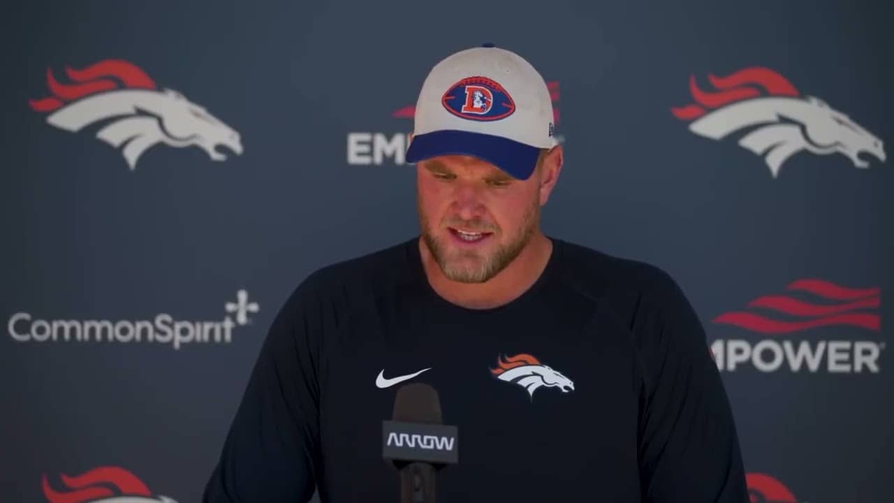 Broncos OT Mike McGlinchey on QB Bo Nix's Return: 'Gives Us A Lot of Juice'