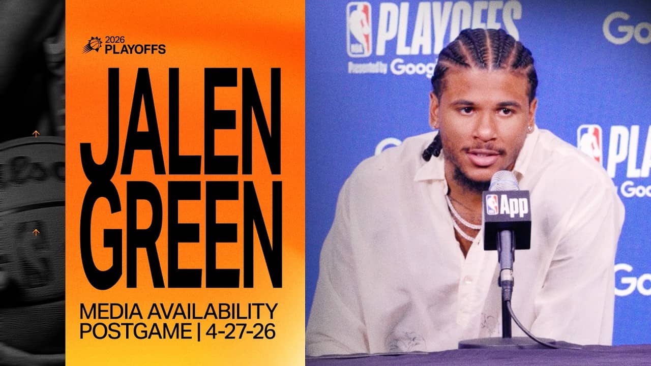 Jalen Green Postgame Media Availability | Phoenix Suns | NBA Playoffs | 4-27-26