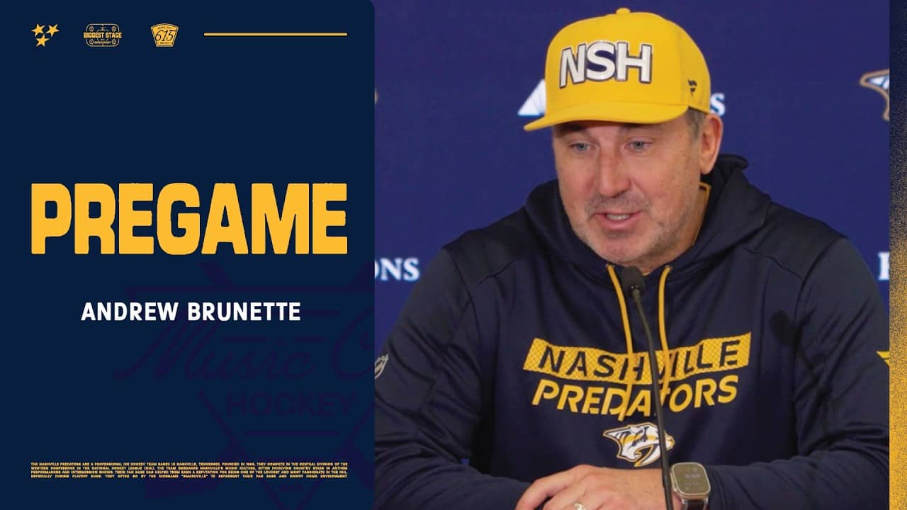Andrew Brunette Pregame: April 16, 2026