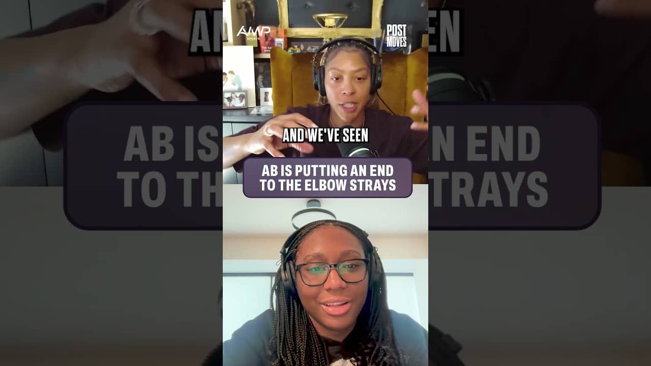 AB has had ENOUGH with Candace Parker's elbow jokes 🤣