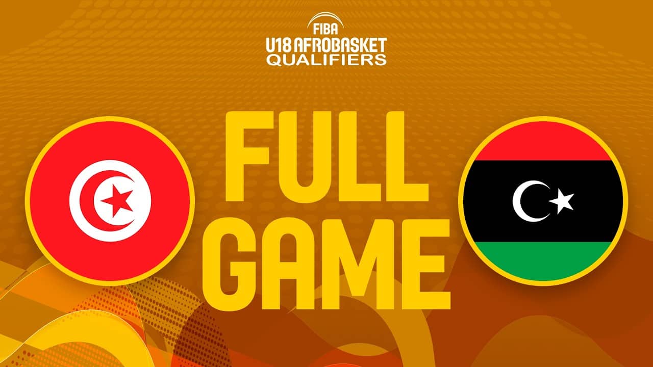 LIVE - Tunisia v Libya | FIBA U18 AfroBasket Qualifiers 2026 | Zone 1