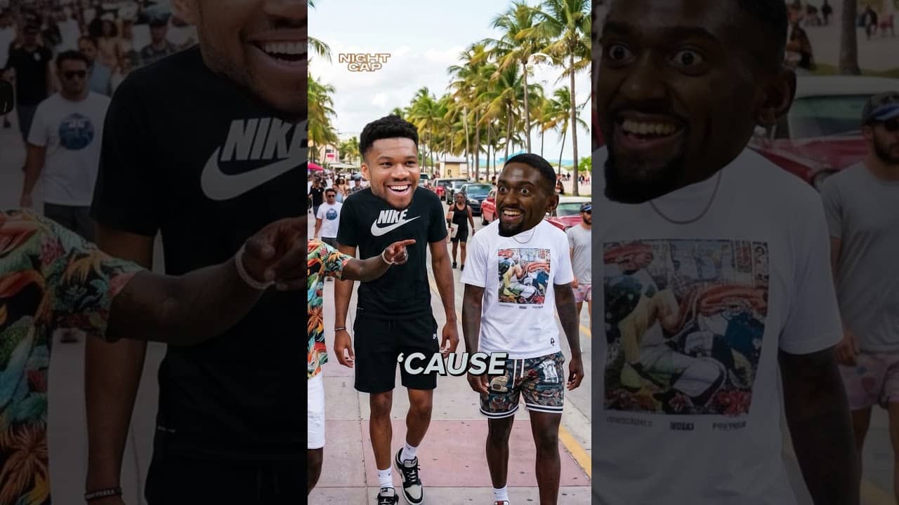 Ochodamas 🔮…is it ball knowledge or luck 🤔 we’re gonna go with luck 😂 #nightcap #podcast #giannis