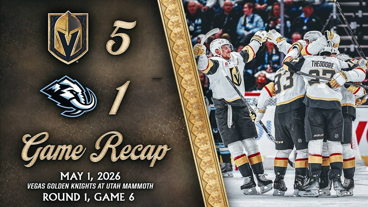 GAME 6 HIGHLIGHTS | Vegas Golden Knights 5, Utah Mammoth 1 | May 1, 2026