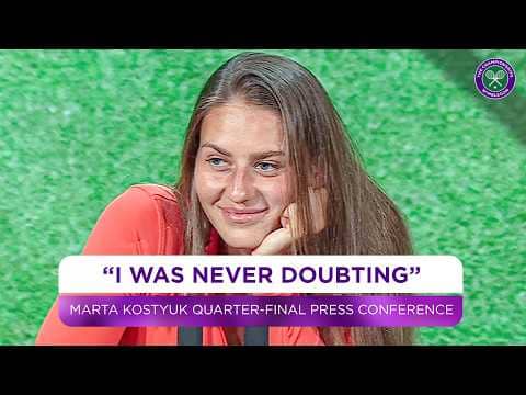 Marta Kostyuk on her fantastic win | Quarter-Finals Press Conference | Wimbledon 2026