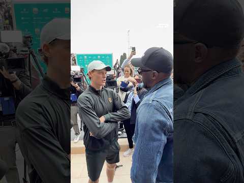Jannik Sinner Meets Usain Bolt ⚡️