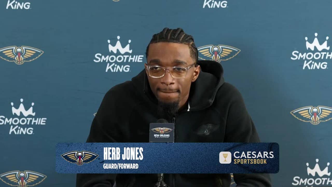 Herb Jones | Pelicans End-of-Season Press Conference (2025-26)