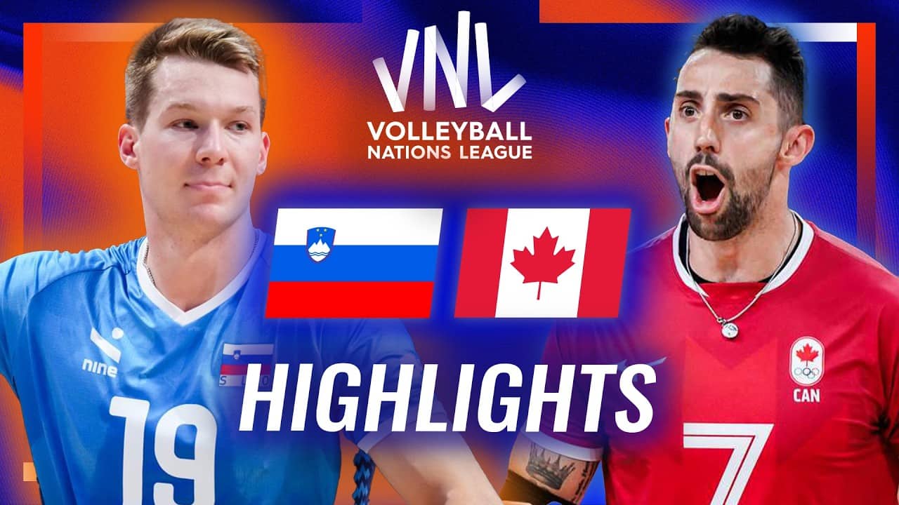Slovenia 🇸🇮 vs. Canada 🇨🇦 - Highlights | Week 2 | Men's VNL 2026