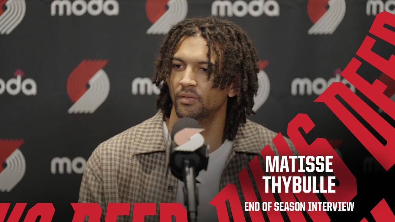 Matisse Thybulle | 2025-26 End of Season Interview | Portland Trail Blazers | April 30, 2026