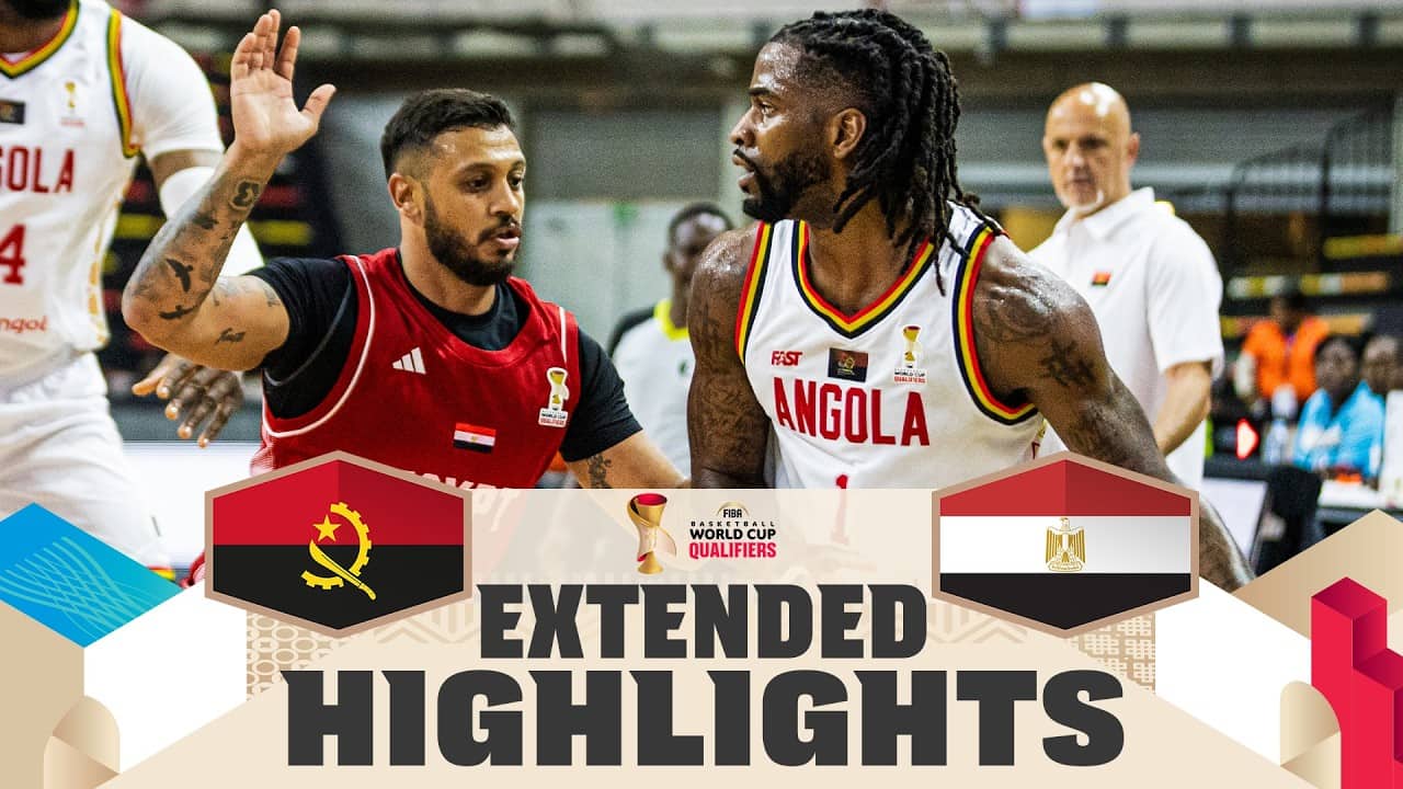 Angola 🇦🇴 v Egypt 🇪🇬 | Extended Highlights | FIBA Basketball World Cup 2027 African Qualifiers