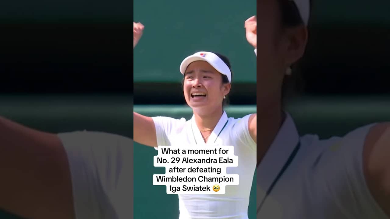 Alexandra Eala gave it her all on the tennis court 👏