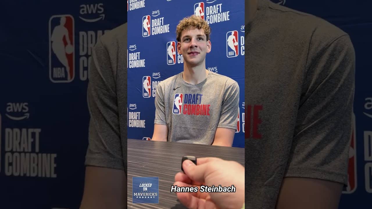 Hannes Steinbach's Dirk Nowitzki Connection & 2026 NBA Combine Interviews Compilation