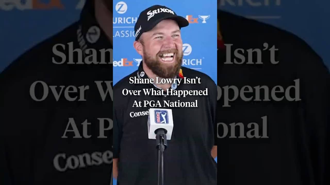 Shane Lowry still isn't over what happened at the Cognizant Classic this year. 😂