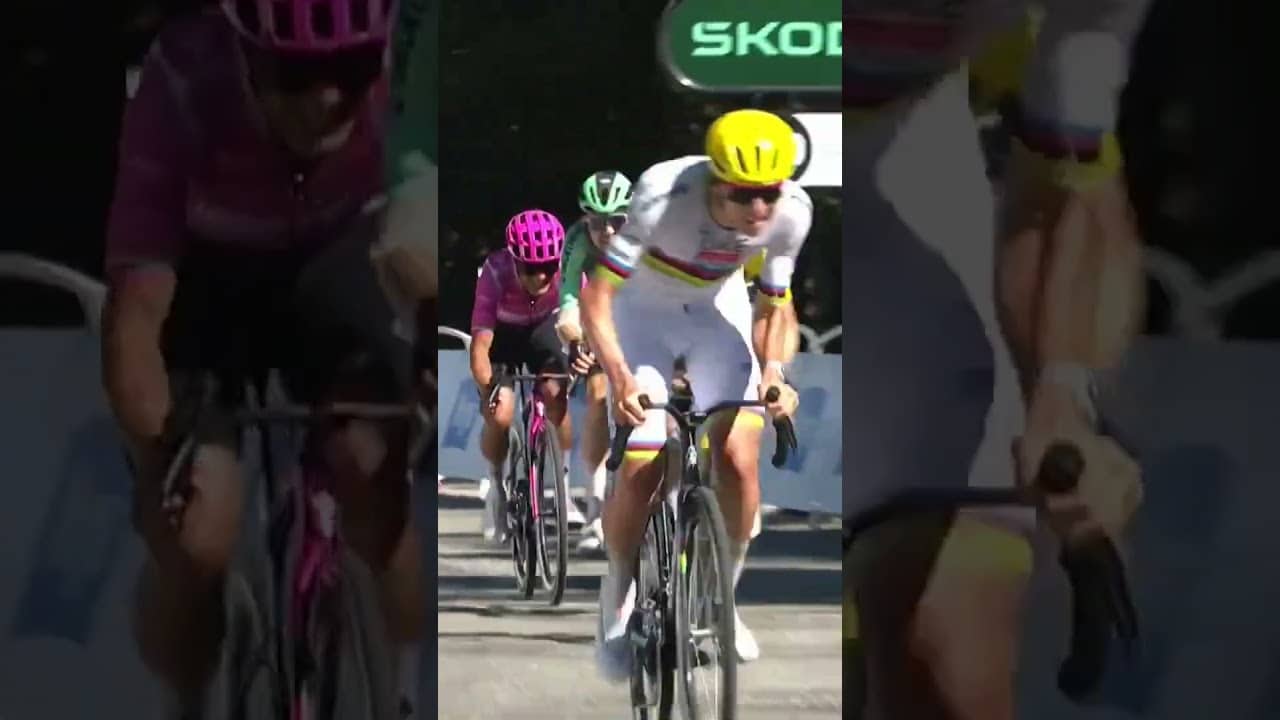 On another level! 😳 Tadej Pogacar takes a 22nd Tour de France Stage victory! 🙌