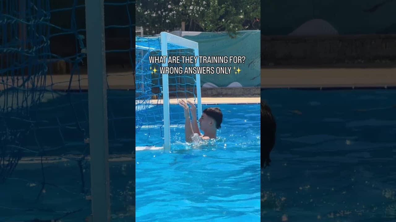 What kind of training is this? #waterpolo #trrend #u18menschampionships