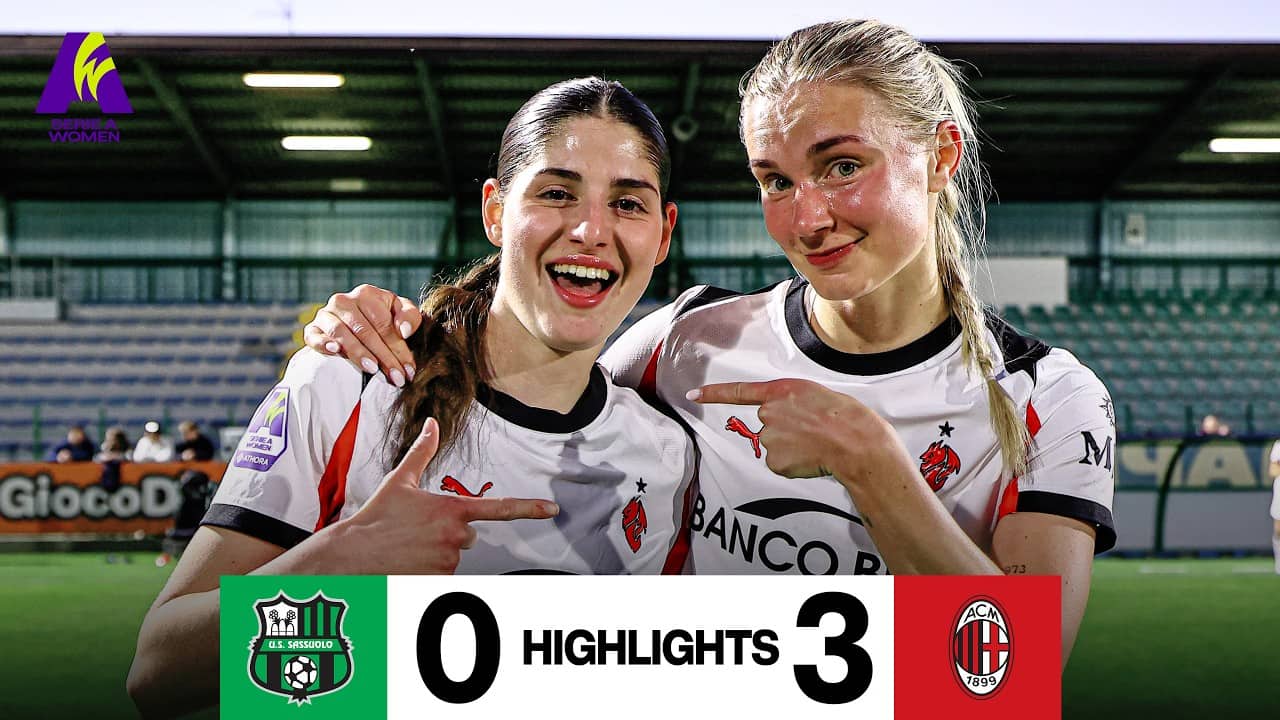Stokić & Kyvåg: che vittoria per le ROSSONERE! | Sassuolo 0-3 AC Milan | Serie A Women Highlights