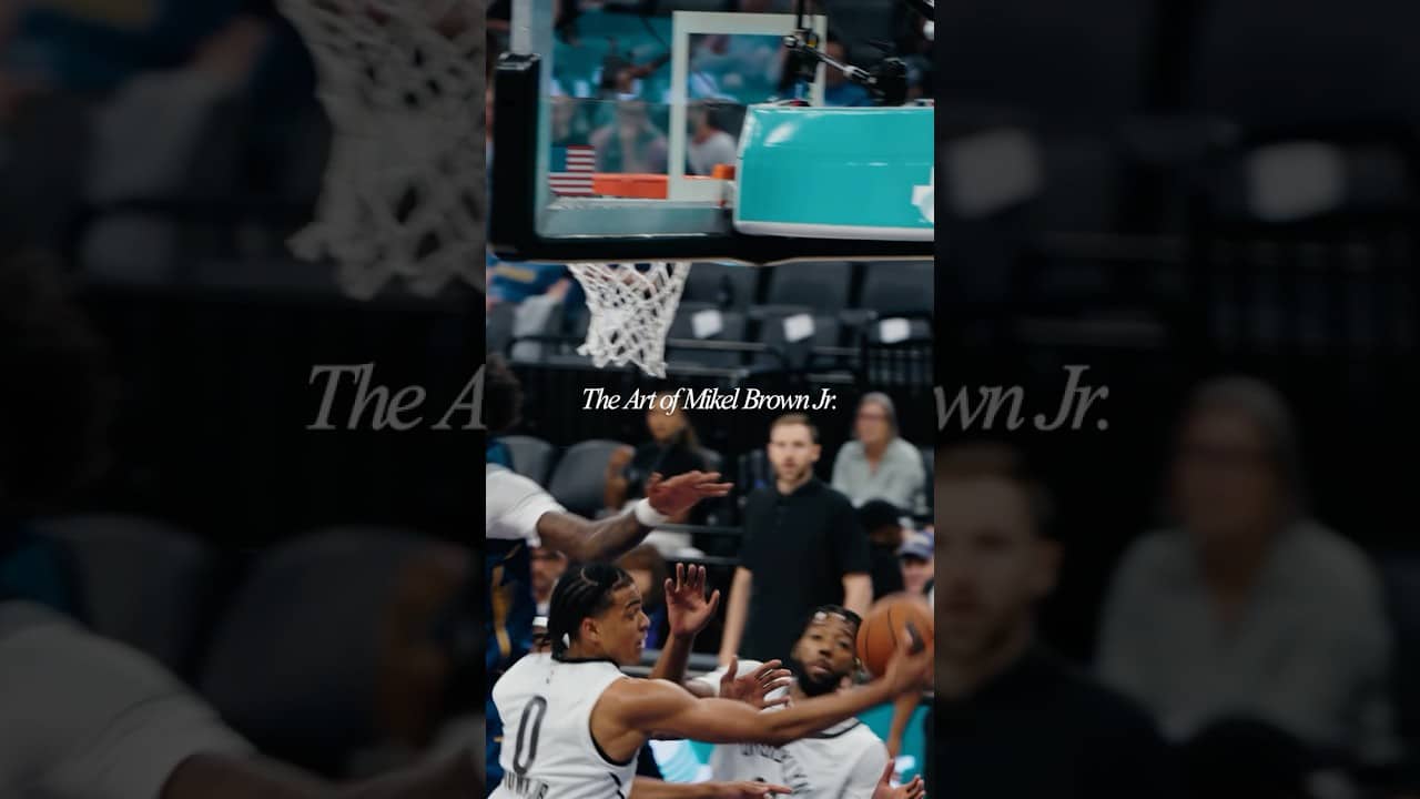 watching this on REPEAT 🔁 #brooklynnets #mikelbrownjr #art