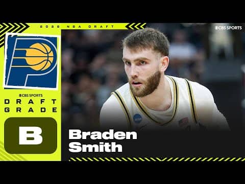 Braden Smith selected No. 38 overall by Pacers | 2026 NBA Draft Grades & Instant Reaction