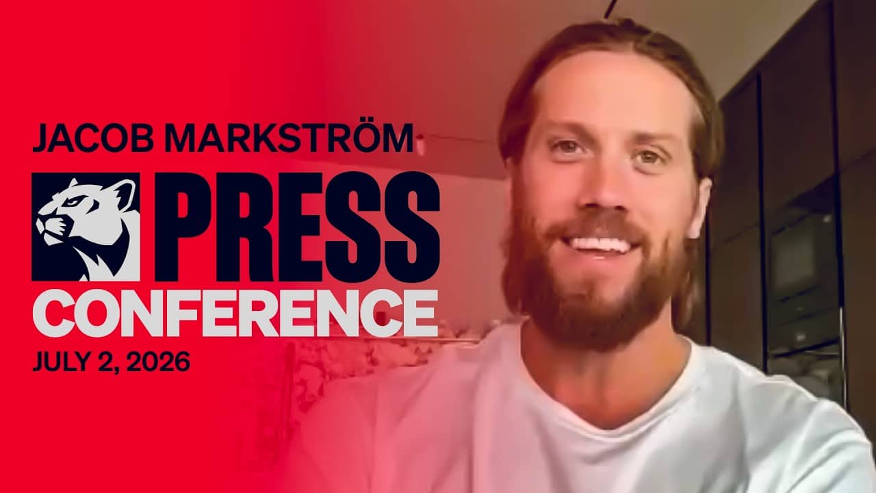 Jacob Markström Introductory Press Conference | 7.02.26