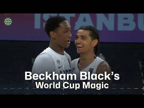Beckham Black is UNSTOPPABLE! 😤 | #FIBAU17