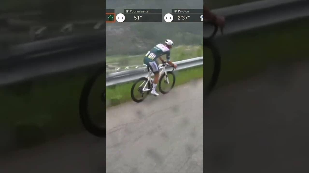 Even when Mathieu van der Poel loses control… he somehow manages to save it 🤯