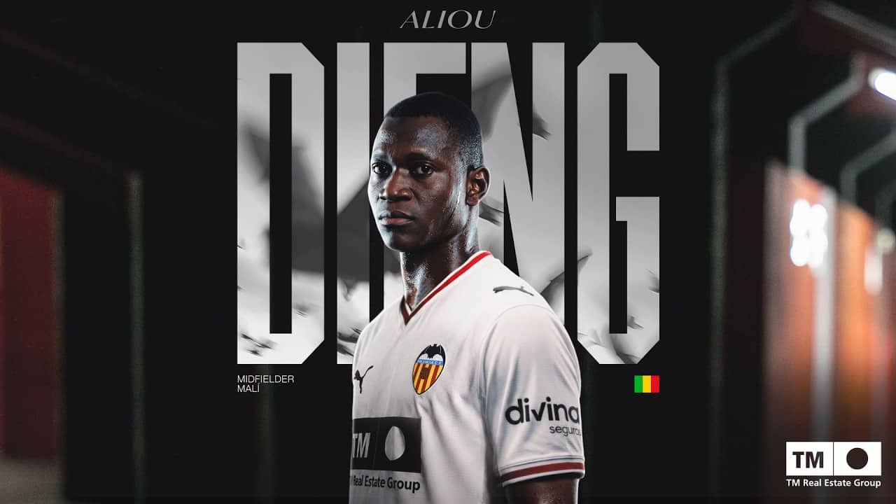 PRESENTACIÓN DE ALIOU DIENG COMO JUGADOR DEL VALENCIA CF