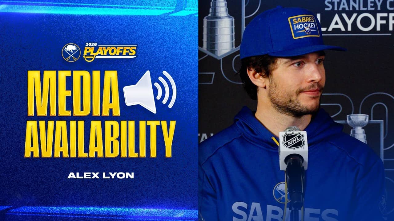 "I'm Like An Amorphous Blob" | Alex Lyon Ahead Of Game 2 Against Montreal Canadiens | Buffalo Sabres