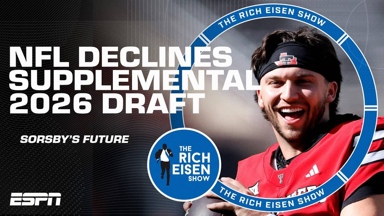 The Rich Eisen Show breaks down the NFL declining to hold a supplemental draft