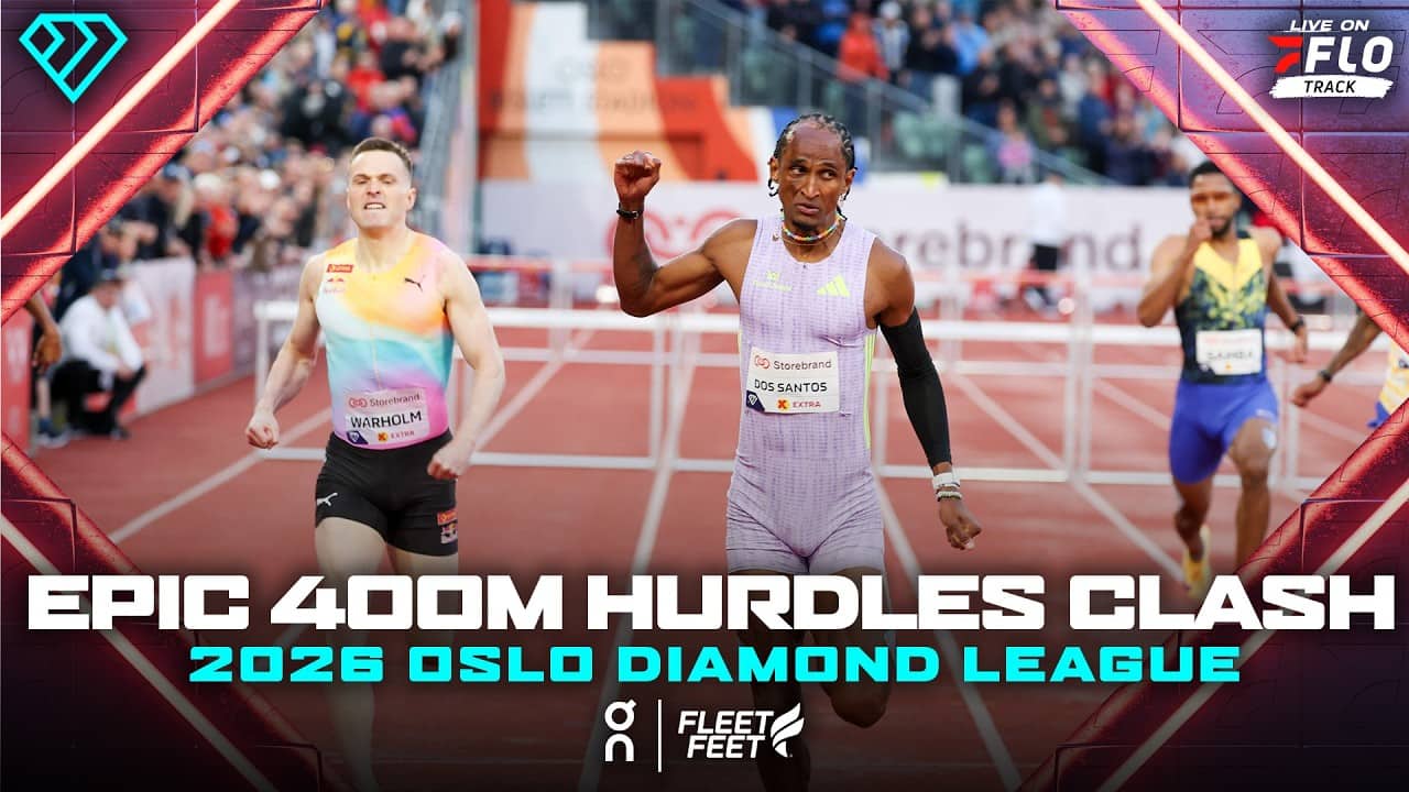 Dos Santos And Warholm Do Battle Once Again Over 400m Hurdles | 2026 Oslo Diamond League