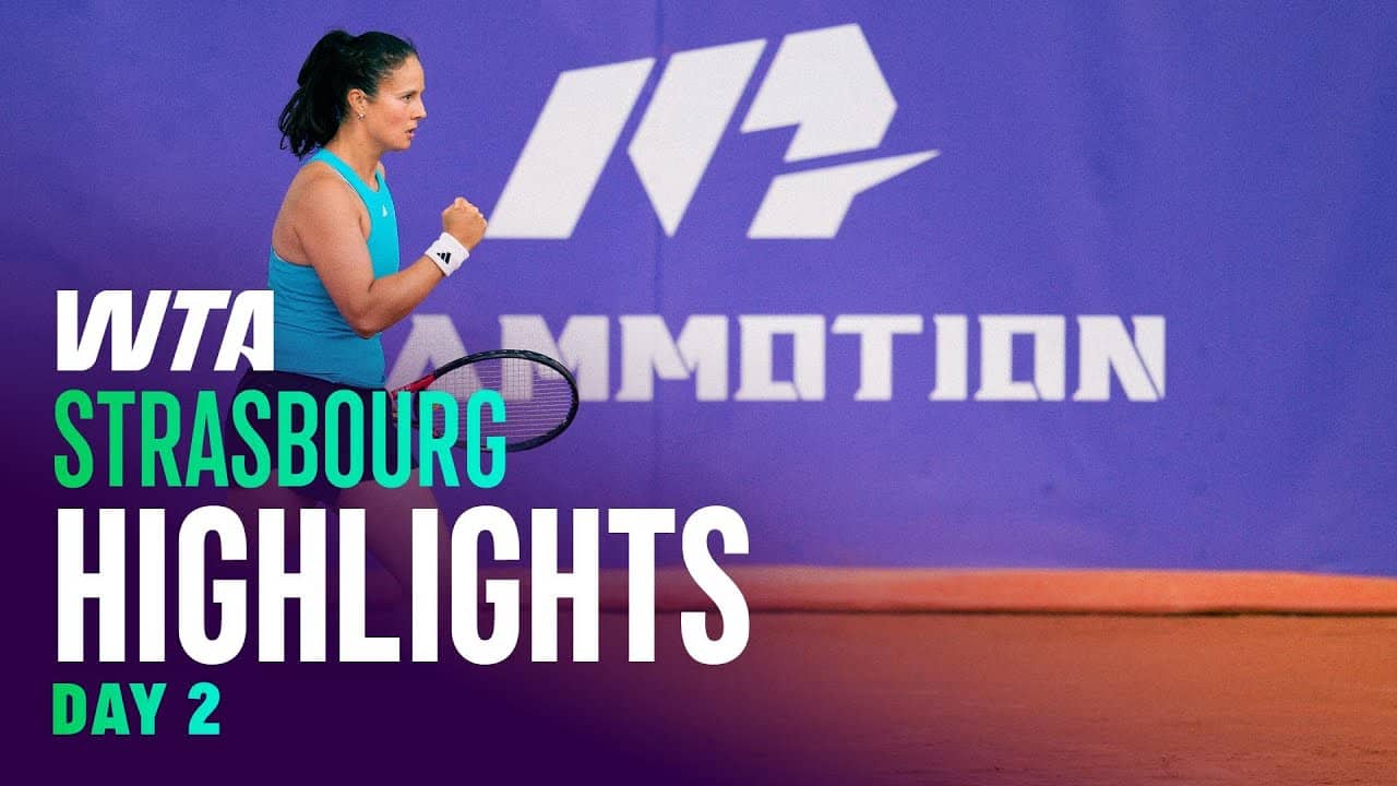 Day 2 in Strasbourg featuring Kasatkina, Oliynykova, Bouzkova & more! | WTA Match Highlights
