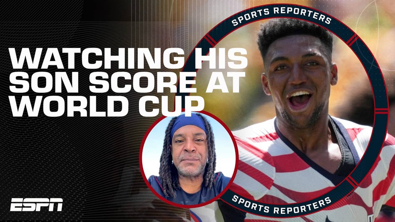 Antonio Freeman describes ‘magical’ moment his son Alex scored in World Cup | The Sports Reporters