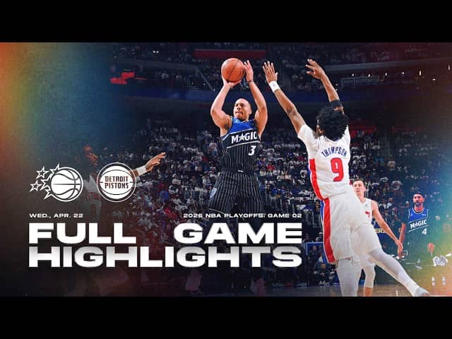 FULL GAME HIGHLIGHTS: ORLANDO MAGIC VS. DETROIT PISTONS 4.22.26