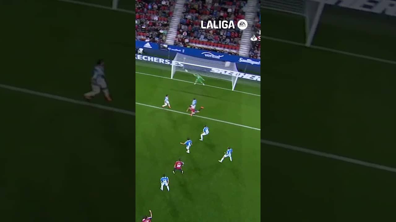 Gol de Budimir en el #OsasunaEspanyol de la temporada 2022/23 #LaLigaHighLights #Osasuna #shorts