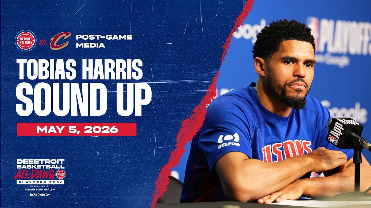 Game 1 Round 2: Post-Game Press Conference: Tobias Harris | Pistons vs. Cavs | 05.05.26