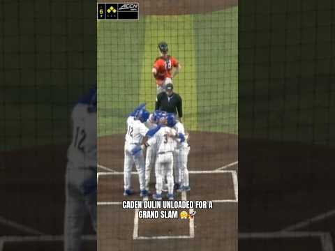 Crushed it 😉 #pitt #collegebaseball #ncaabaseball #baseball #grandslam #collegesports #sports