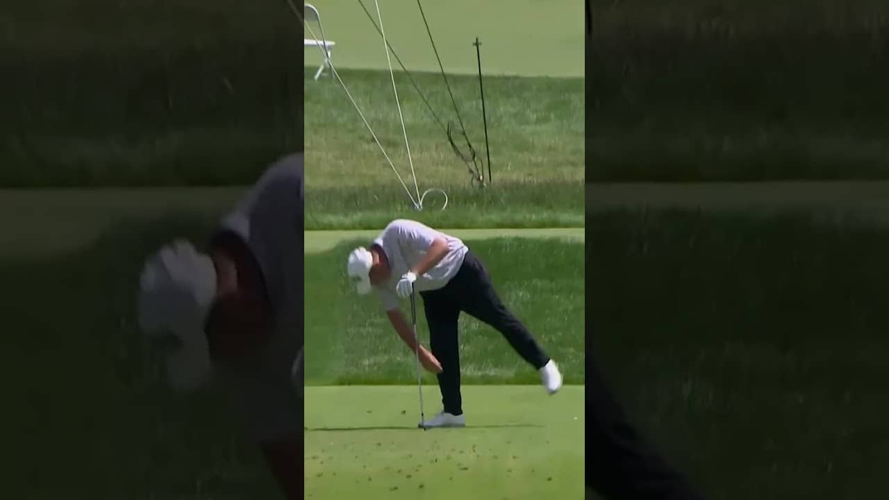 Simon Griffiths aces the 17th at Scioto Country Club in Round 1 of the U.S. Senior Open‼️